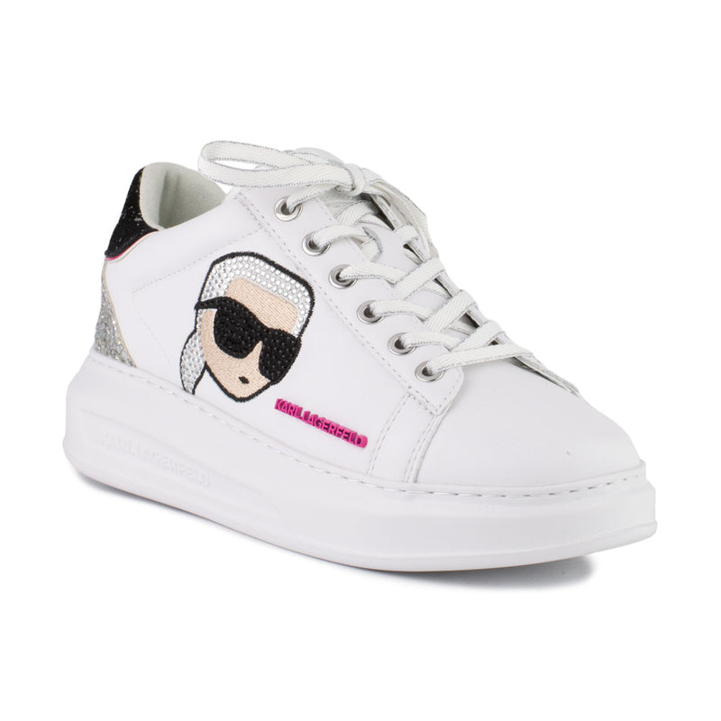 Dámske biele sneakersy KARL LAGERFELD