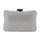 strieborná spoločenská kabelka