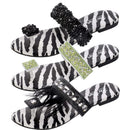 Damen-Flip-Flops Star Flips Zebra