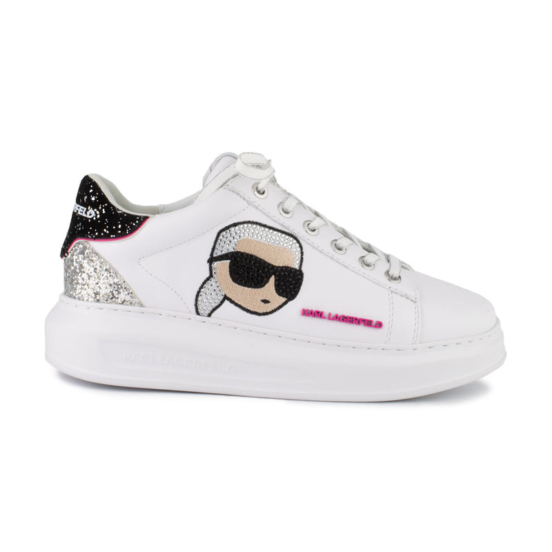 Dámske biele sneakersy KARL LAGERFELD