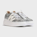 Strieborné dámske sneakersy Wonders.