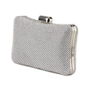 strieborná spoločenská kabelka