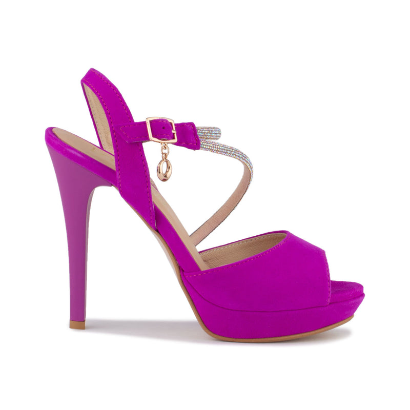 Sandále Lambert v ružovej (fuxia) farbe