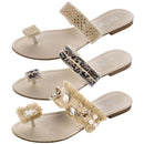 Women's Star Flips beige