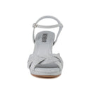 Strieborné sandále Menbur. 