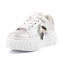 Strieborné tenisky KARL LAGERFELD