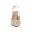 Strieborné (plata/silver) sandále Menbur. 