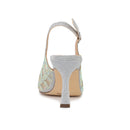 Strieborné (plata/silver) sandále Menbur. 