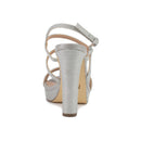 Strieborné sandále Menbur.