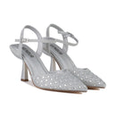 Strieborné sandále Menbur.