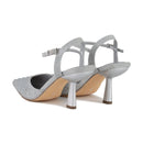 Strieborné sandále Menbur.