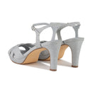 Strieborné sandále Menbur. 