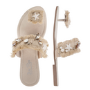 Women's Star Flips beige