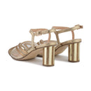 Dámske sandále Menbur v zlatom odtieni. 